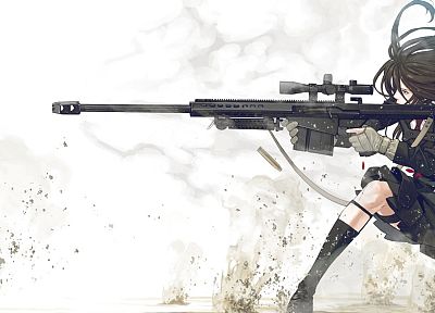 снайперские винтовки, аниме, аниме девушки - случайные обои для рабочего стола