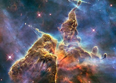 космическое пространство, звезды, туманности, Хаббл - случайные обои для рабочего стола