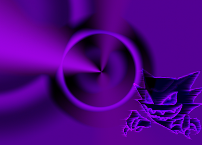 Покемон, фиолетовый, завсегдатай - копия обоев рабочего стола
