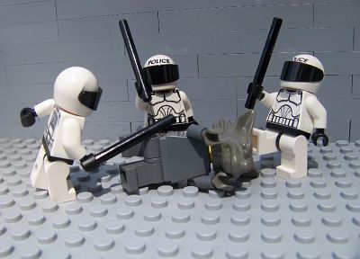 полиция, Лего - обои на рабочий стол
