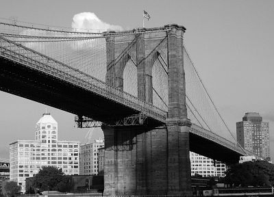 Бруклинский мост, Нью-Йорк - обои на рабочий стол