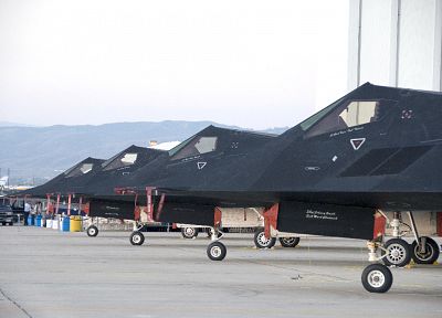 самолет, военный, стелс, Lockheed F - 117 Nighthawk - оригинальные обои рабочего стола