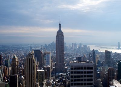 США, Нью-Йорк, Empire State Building, города - случайные обои для рабочего стола