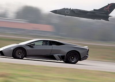 самолет, военный, автомобили, гонка, самолеты, Lamborghini Reventon, ВВС Италии, Panavia Tornado - копия обоев рабочего стола