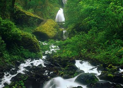 природа, водопад, Орегон, водопады, реки - случайные обои для рабочего стола