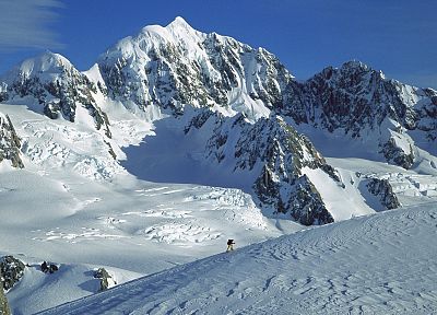 горы, пейзажи, лыжа, Новая Зеландия, Национальный парк - случайные обои для рабочего стола