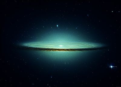космическое пространство, галактика Сомбреро - оригинальные обои рабочего стола