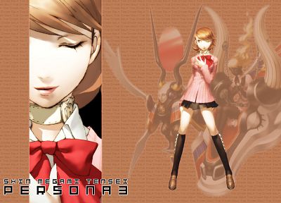 Персона серии, Persona 3, аниме, Takeba Юкари - копия обоев рабочего стола