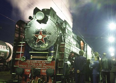 советский, поезда, железнодорожные пути, паровой двигатель, транспортные средства, P36 - случайные обои для рабочего стола