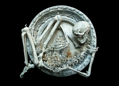 черепа, мертвых, скелеты, Крис Кукси - случайные обои для рабочего стола