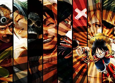 Робин, One Piece ( аниме ), Нико Робин, пираты, Roronoa Зоро, Фрэнки ( One Piece ), Брук ( One Piece ), Обезьяна D Луффи, Нами ( One Piece ), Usopp, Санджи ( One Piece ) - обои на рабочий стол