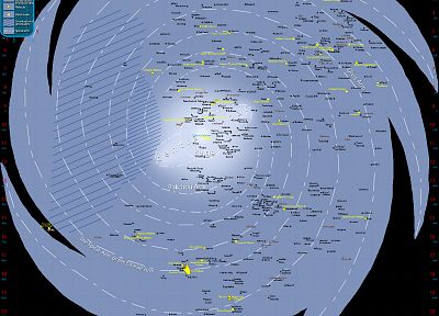 Звездные Войны, галактики, карты, инфографика - случайные обои для рабочего стола