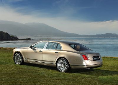 автомобили, трава, Bentley - оригинальные обои рабочего стола