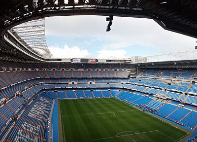 белый, Мадрид, Реал, стадион, Сантьяго Бернабеу - обои на рабочий стол