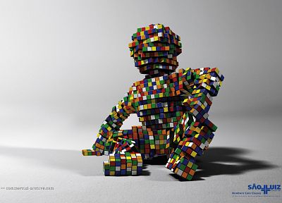 Кубик Рубика - случайные обои для рабочего стола