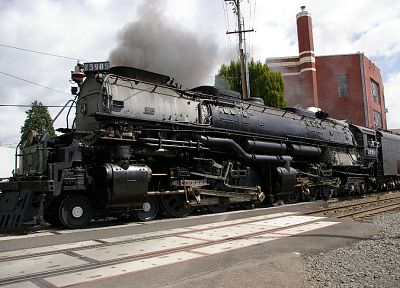 поезда, Паровоз, транспортные средства, локомотивы, паровозы, Challenger, Union Pacific, 4-6-6-4, Маллет локомотивов - обои на рабочий стол