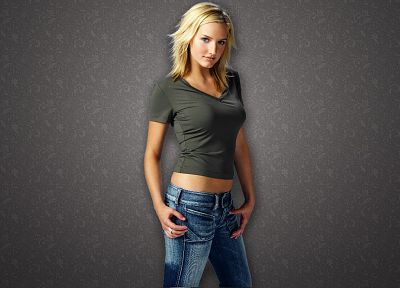 девушки, джинсы, Эшли Симпсон - случайные обои для рабочего стола
