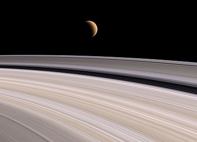 Солнечная система, планеты, кольца, Сатурн - копия обоев рабочего стола