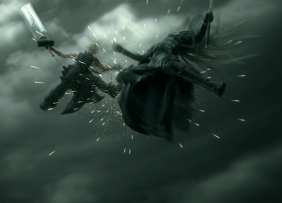 Final Fantasy VII Advent Children, Сефирот, Cloud Strife, скриншоты - случайные обои для рабочего стола