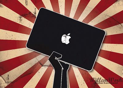 Эппл (Apple), смешное, логотипы - оригинальные обои рабочего стола