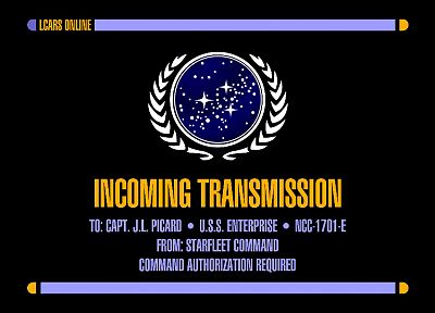 звездный путь, Жан-Люк Пикар, Объединенная Федерация Планет, LCARS, Star Trek логотипы, экраны - случайные обои для рабочего стола