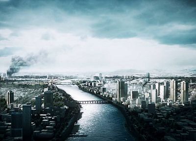 поле боя, города, здания, Battlefield 3 - оригинальные обои рабочего стола
