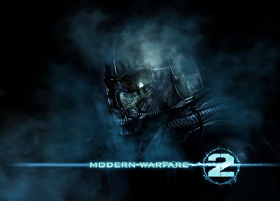 видеоигры, Чувство долга, призраки, Зов Duty: Modern Warfare 2 - копия обоев рабочего стола