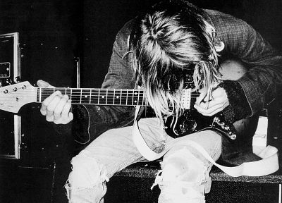 музыка, Nirvana, Курт Кобейн - обои на рабочий стол