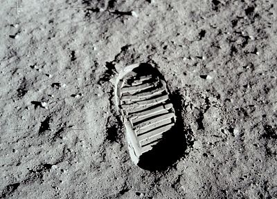 Луна, Apollo, Нил Армстронг - обои на рабочий стол