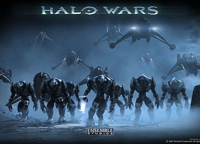 гало, Halo Wars - случайные обои для рабочего стола