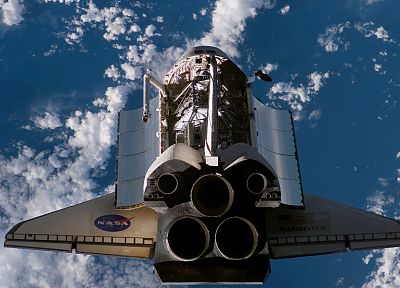 ракеты, космический челнок, Atlantis, НАСА, транспортные средства, небо - случайные обои для рабочего стола