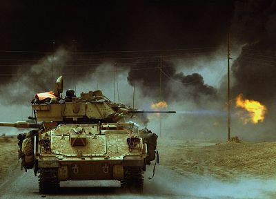 военный, танки, Ирак, M3A3 Bradley - оригинальные обои рабочего стола