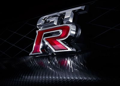 Ниссан, эмблемы, логотипы, Nissan GT-R R35 - обои на рабочий стол