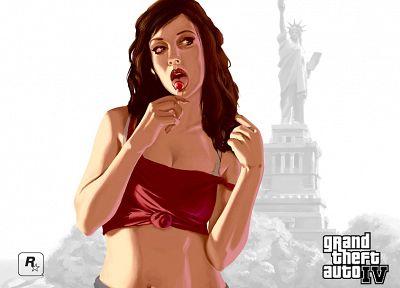 девушки, видеоигры, игры, Grand Theft Auto IV - случайные обои для рабочего стола