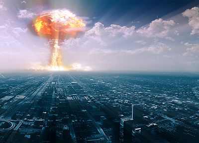 Чикаго, бомбы, атомная, запад, ядерные взрывы - обои на рабочий стол