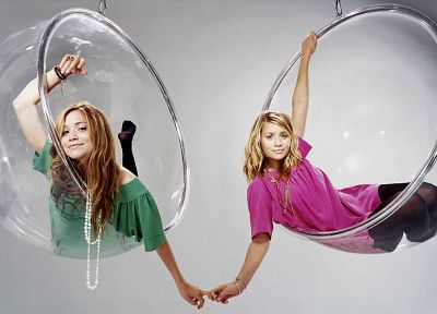 девушки, модели, Olsen Twins, Мэри Кейт Олсен - обои на рабочий стол