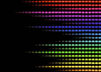 многоцветный, узоры, Space Invaders - копия обоев рабочего стола