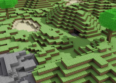 пейзажи, Minecraft - случайные обои для рабочего стола