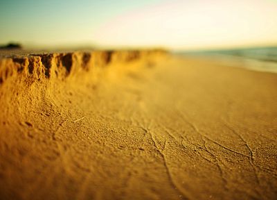 песок, глубина резкости, пляжи - обои на рабочий стол