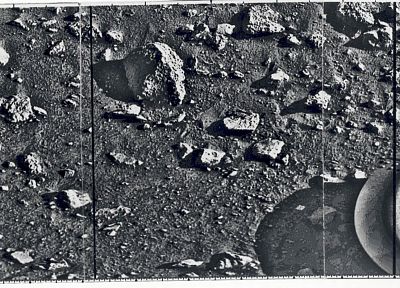 Марс, оттенки серого, исторический - копия обоев рабочего стола