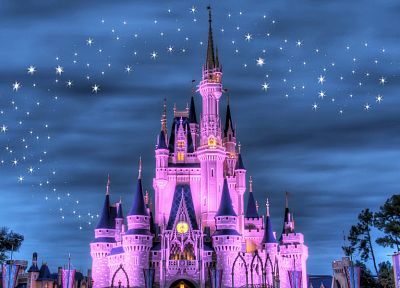 Disney Company, замки, волшебный - копия обоев рабочего стола