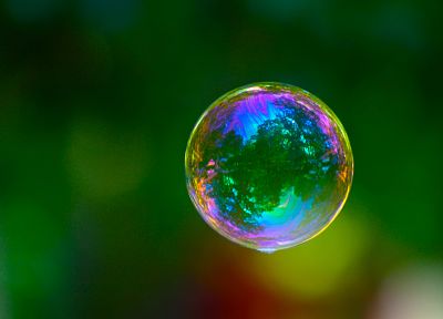 пузыри, глубина резкости, переливчатость - случайные обои для рабочего стола