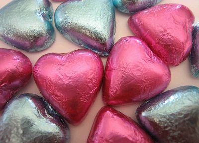 шоколад, сердца - случайные обои для рабочего стола