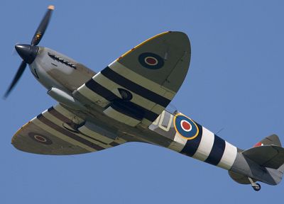 самолет, военный, Вторая мировая война, Supermarine Spitfire - оригинальные обои рабочего стола