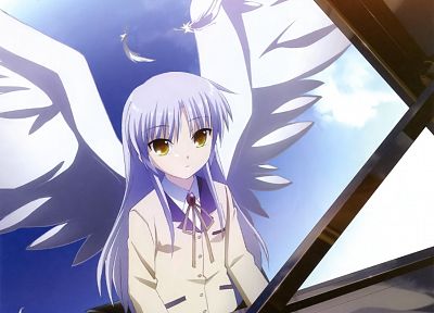 Angel Beats!, школьная форма, Tachibana Kanade - обои на рабочий стол