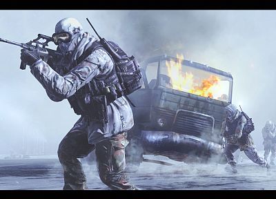 видеоигры, Чувство долга, Зов Duty: Modern Warfare 2 - копия обоев рабочего стола