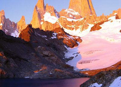горы, Аргентина, Фицрой, Патагония - случайные обои для рабочего стола