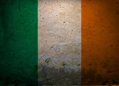 Ирландия, флаги - оригинальные обои рабочего стола