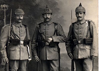 солдаты, Первая мировая война, шлемы, Вооруженные силы Германии - копия обоев рабочего стола
