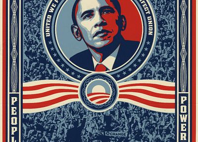 политика, выборы, Барак Обама, Президенты США, Шепард Фейри, плакаты - случайные обои для рабочего стола